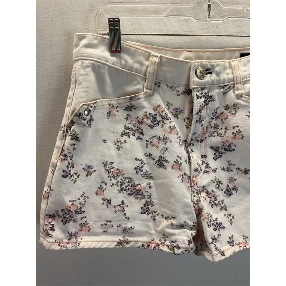 Rag & Bone HIGH RISE‎ Floral Jean Shorts Denim Size 28 x 2.5" Casual - Picture 4 of 9